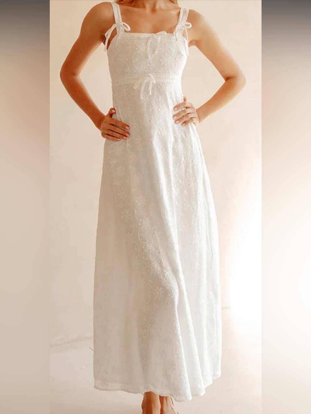 NWT Sabo skirt white Evi Dress